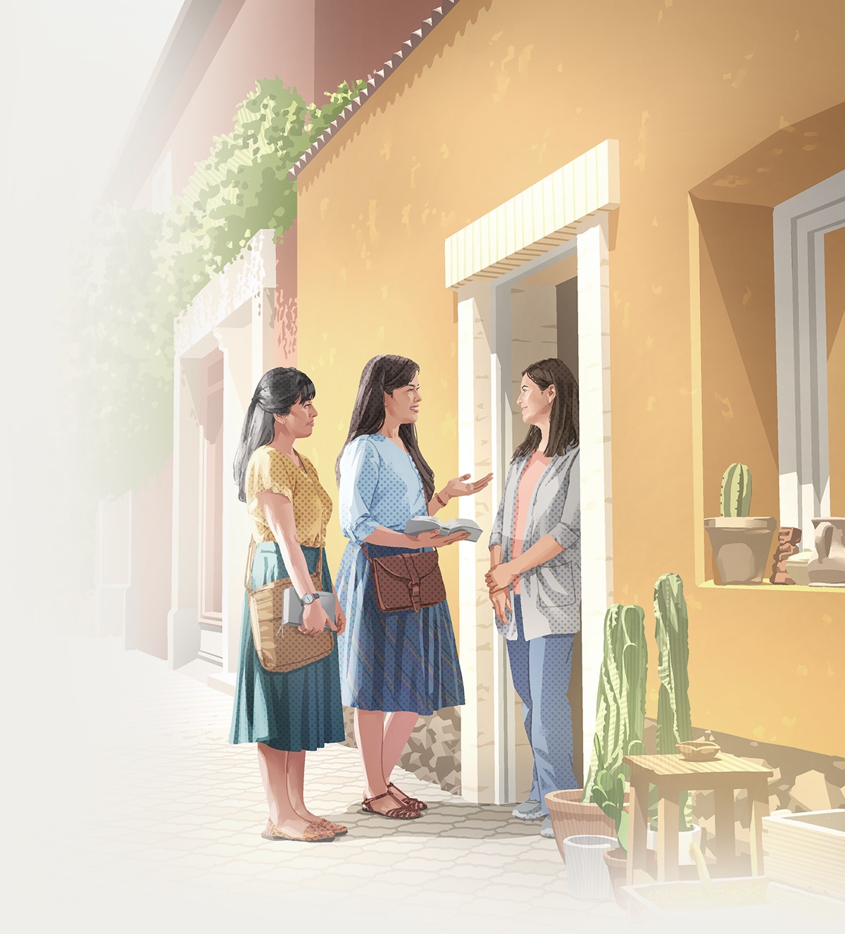 Nginjil bareng karo sing ngajari sinau Alkitab.