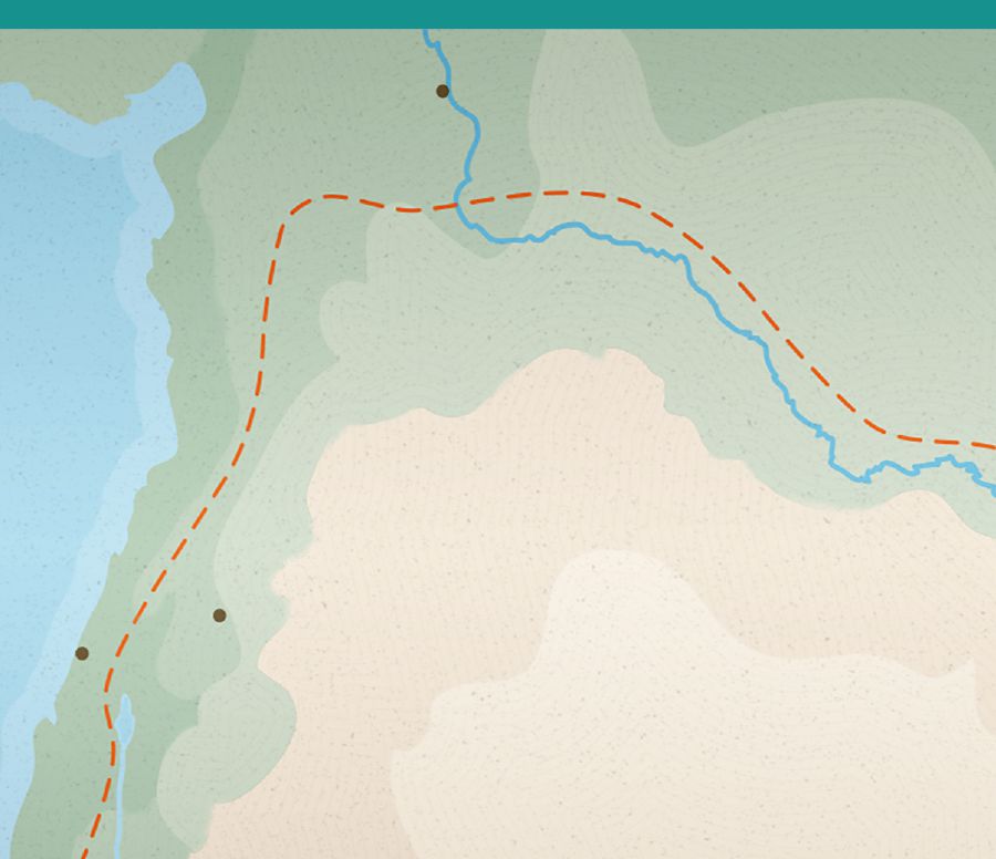 Parte do mapa do reino de Babilónia