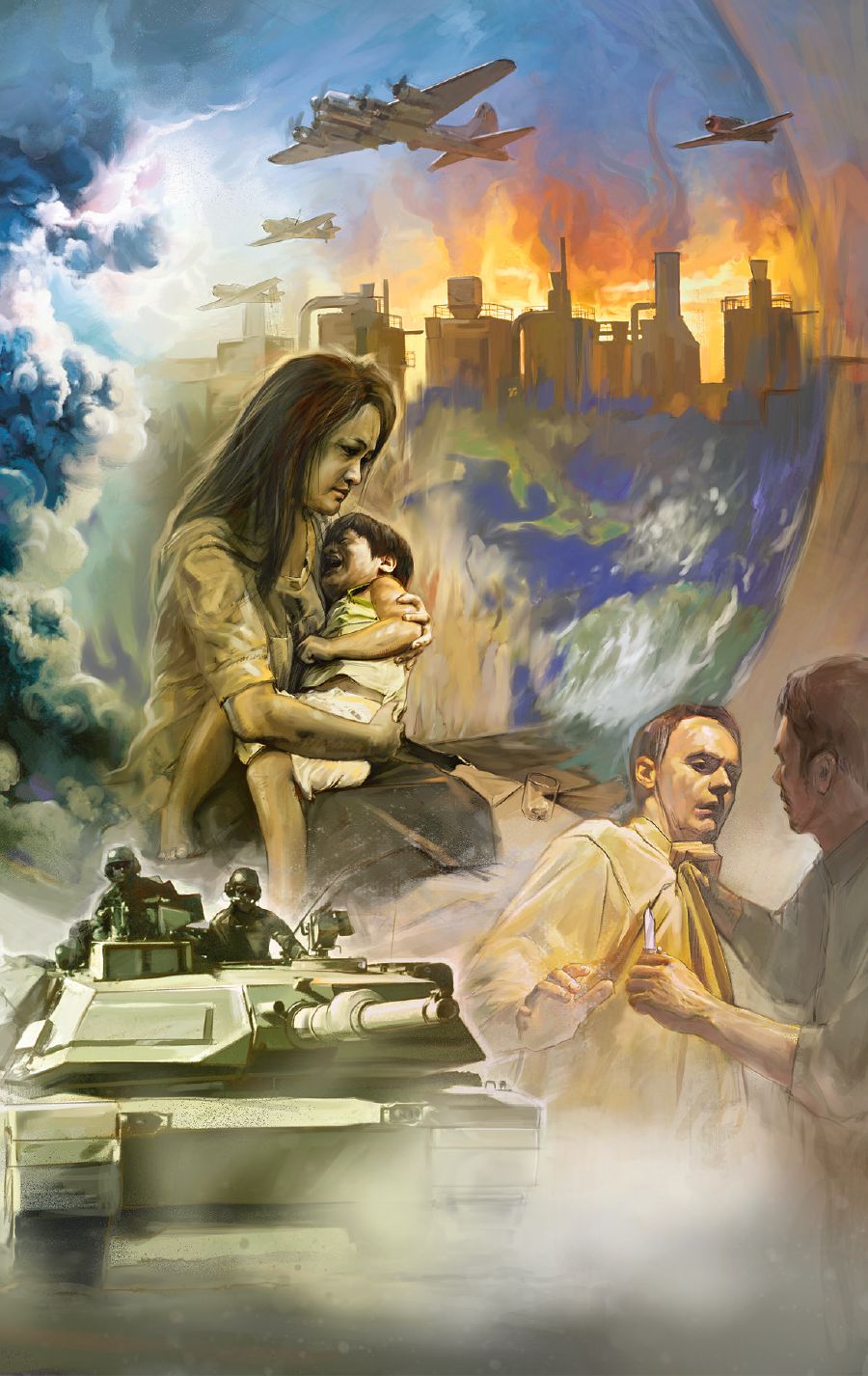 Қасірет, соғыс, қылмыс, ластану көріністері