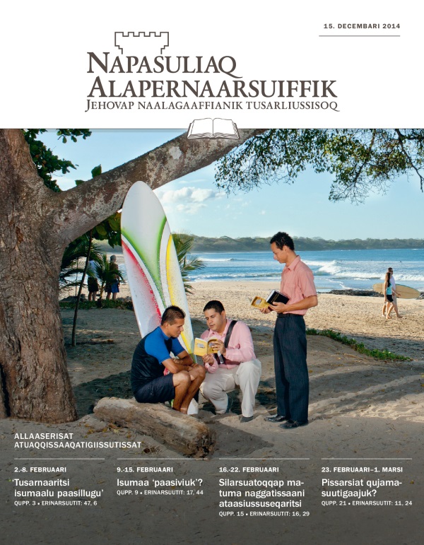 Napasuliaq Alapernaarsuiffiup 15. decembari 2014-imoortup saqqaa