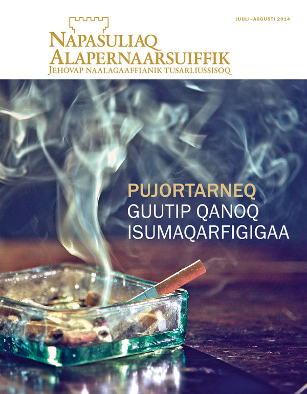 Atuagassiaq Napasuliaq Alapernaarsuiffik, juuli–aggusti 2014 | Pujortarneq Guutip qanoq isumaqarfigigaa