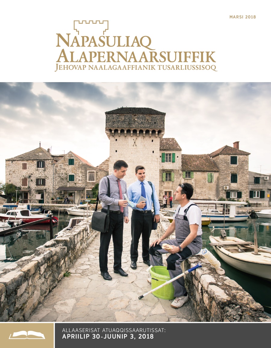 Napasuliaq Alapernaarsuiffik atuaqqissaarutissaq, marsi 2018