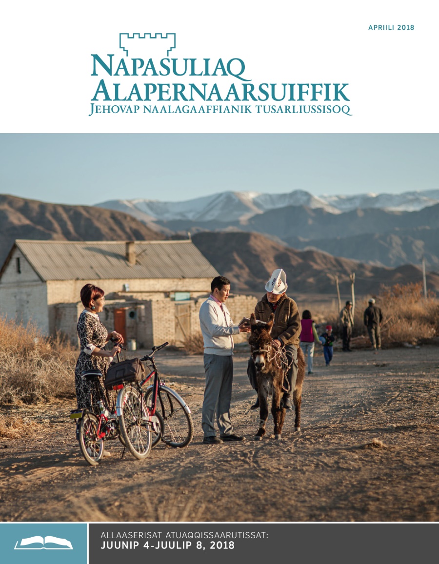  Napasuliaq Alapernaarsuiffik atuaqqissaarutissaq, apriili 2018