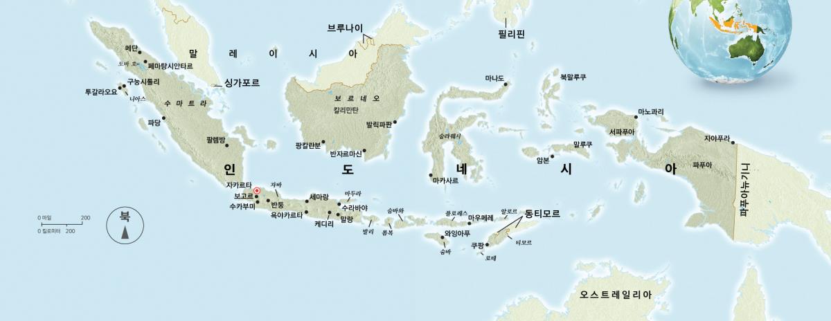 인도네시아 지도