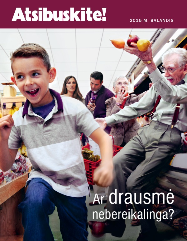 Žurnalo „Atsibuskite!“ viršelis, 2015 m. balandis | Ar drausmė nebereikalinga?