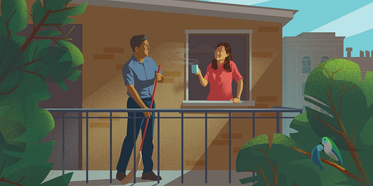 Laiminga sutuoktinių pora