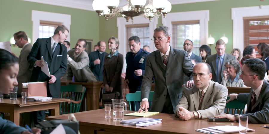 Teismo salėje nagrinėjama vieno Jehovos liudytojo byla