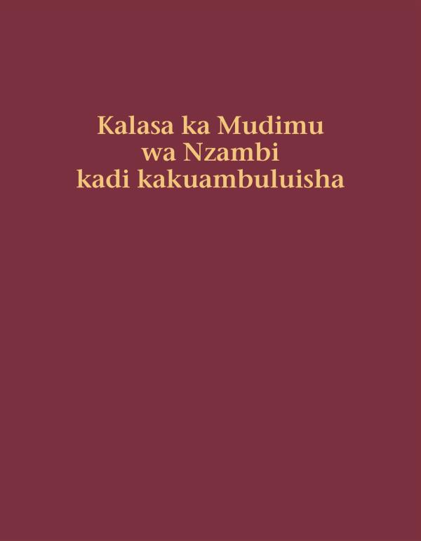 Tshizubu tshia mukanda wa Kalasa ka Mudimu wa Nzambi kadi kakuambuluisha