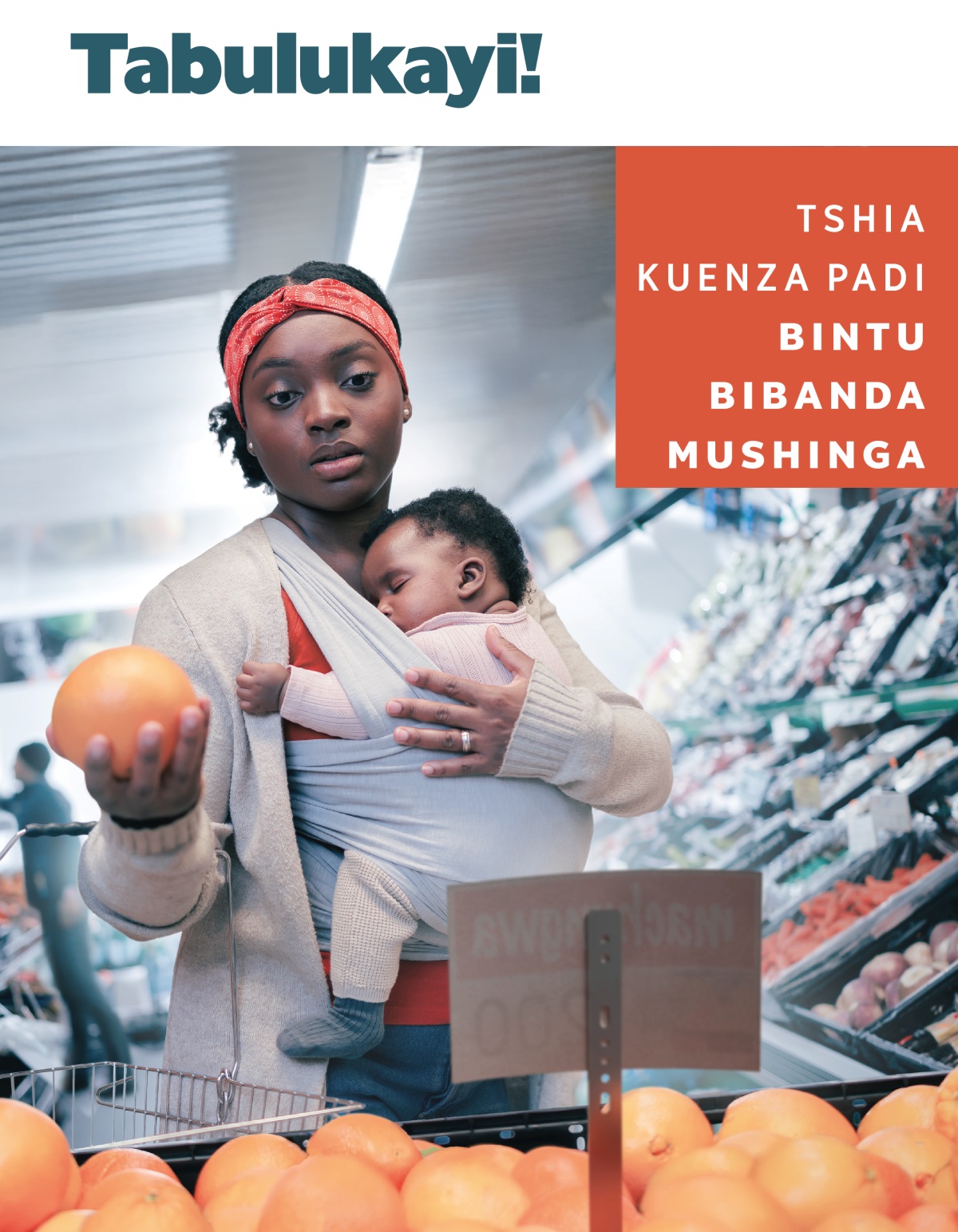 Nsongakaji usumba bintu mu makazen, muambule muanende udi mulale. Udi ukema mutangile ku dibeji didi ne mushinga wa bimuma.