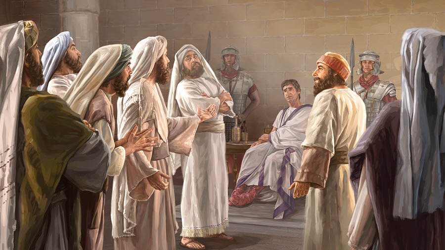 Bamfumu ba bitendelelu balomba Pilato bualu kampanda.