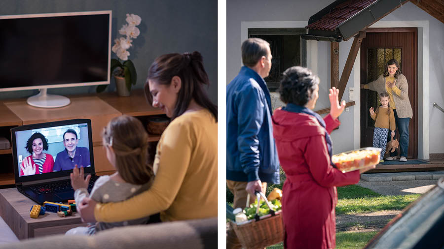 Bimfuanyi bilamakaja: 1. Mamu ne kana kende ka bakaji buyukila ne bena dibaka bamonangangane mu biamu. 2. Mulume ne mukajende batuadila mamu ne kana kende ka bakaji biakudia bimana kulamba mu dilongo ne bikuabu bia bibishi mu tshisaka.