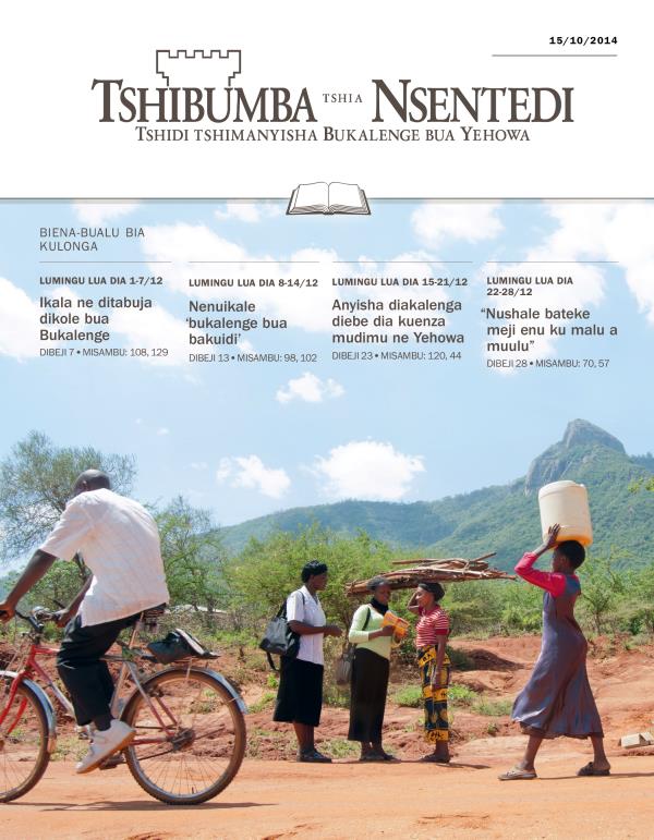 Tshizubu tshia Tshibumba tshia Nsentedi tshia kulonga, 15/10/2014