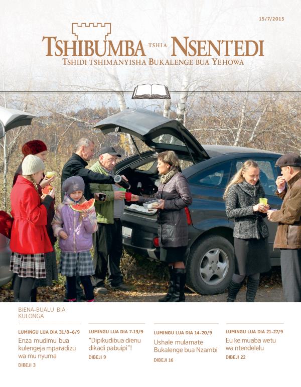 Tshizubu tshia Tshibumba tshia Nsentendi tshia kulonga, 15/7/2015