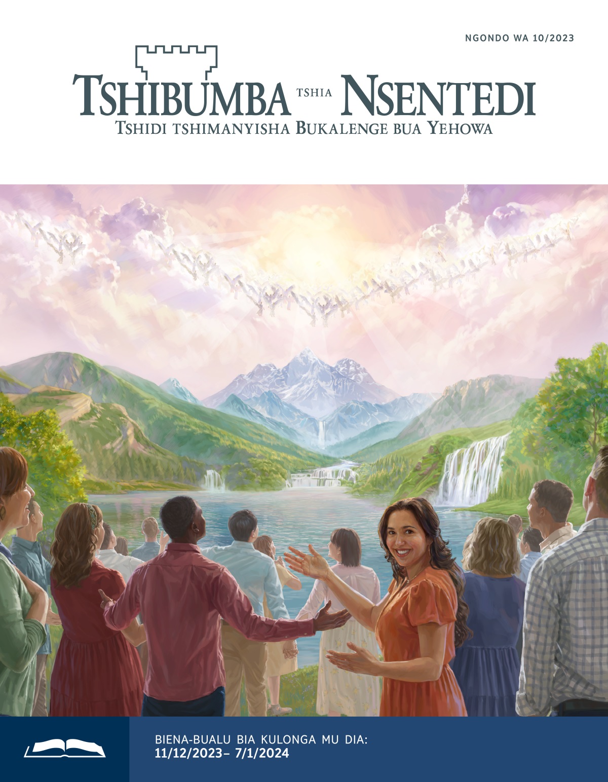 Banjelu mu diulu ne bantu pa buloba mu Mparadizu batumbisha Yehowa ne disanka.