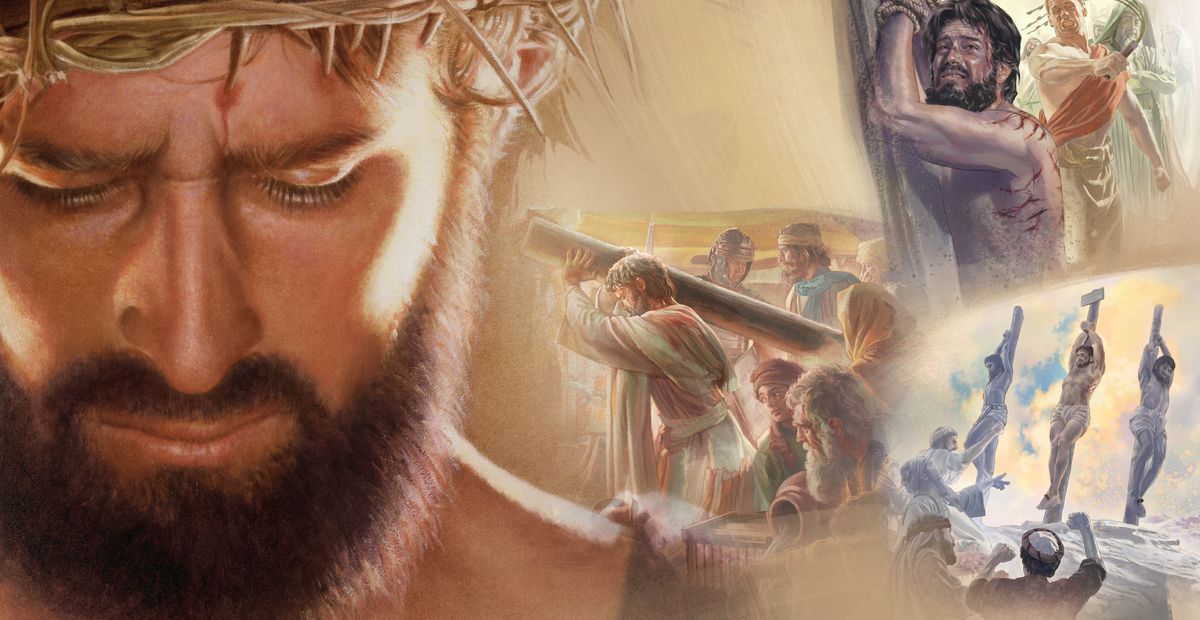 Foto: 1. Yezu muvuale tshifulu tshia meba. 2. Basuike bianza biende ku mutshi, bamuela mfimbu. 3. Muambule mutshi wa makenga kumpala kua bantu. 4. Bamupopele ku mutshi wa makenga pankatshi pa benzavi babidi, bamuamba kudi bantu.