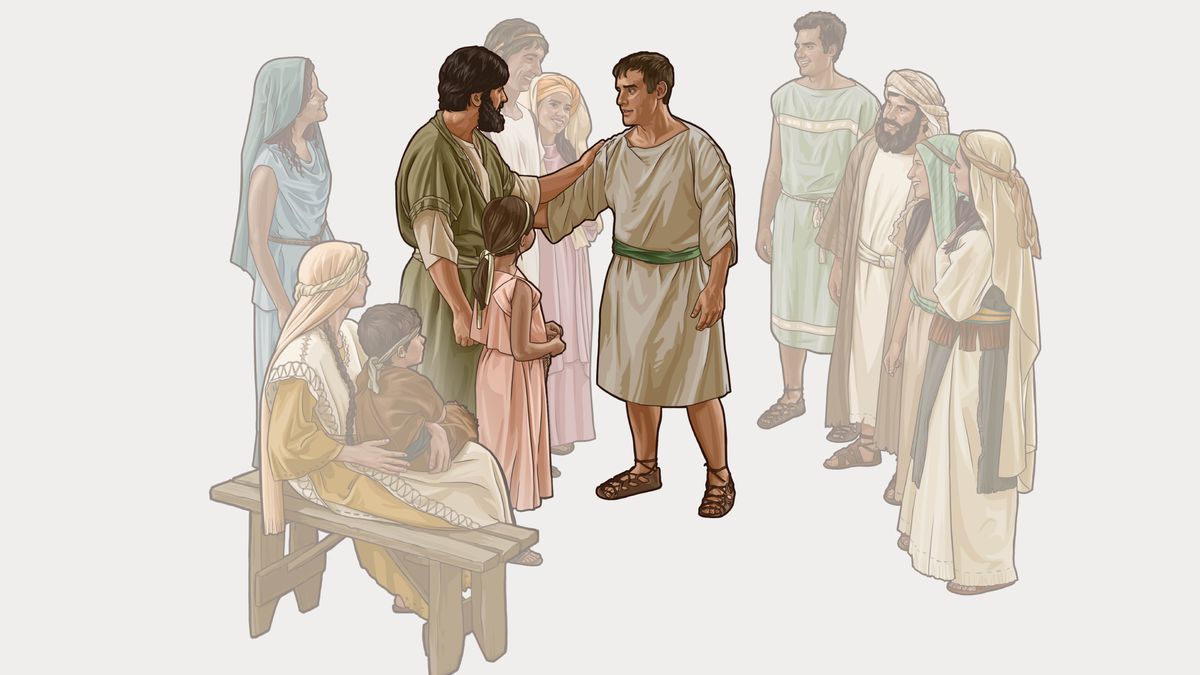 Bena Kristo ba mu tshisumbu tshia mu Kolinto bela muntu uvuabu bumbushe mu tshisumbu muoyo, bamujingilamu difika dilenga ne disanka dionso.