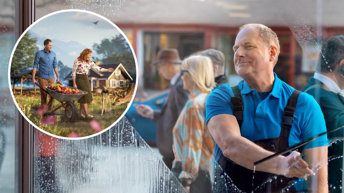 Muanetu wa balume udifuanyikijila muikale mu Mparadizu padiye udiye usukula lumuenu lua ku fenetre wa ku magazen. Udifuanyikijila upusa nkalu muwule ne bimuma, muikale ne mukajende, ngulungu yenda idia mashinda muaba au.