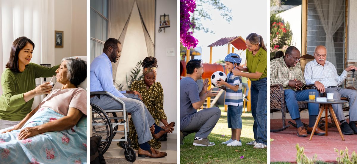 Foto: Bana betu bambuluisha badibu balama. 1. Muanetu wa bakaji udiisha mamuende ukadi mukulakaje udi kayi mua kujuka pa bulalu. 2. Muanetu wa balume musombe mu kakalu ka balema, mukajende umuvuadika bisabata. 3. Mamu uvuadika kana kende ka balume tshifulu tshidi mua kumukuba, kumpala kua kunayaye ndundu ne tatuende. 4. Muanetu wa balume muye kutangila muanetu wa balume mukuabu ukadi mukulakaje kuende ne usambila nende.