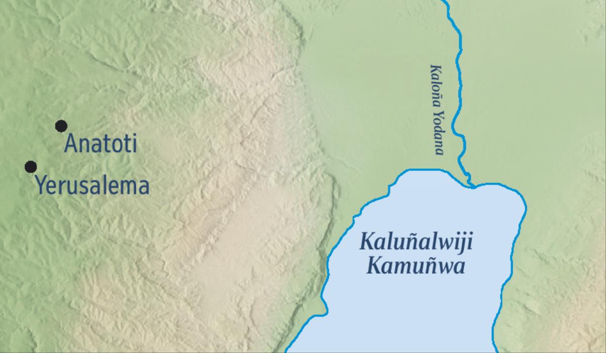 Mapu yinakumwekesha Yerusalema nimukala mwafuminiyi Yeremiya muAnatoti