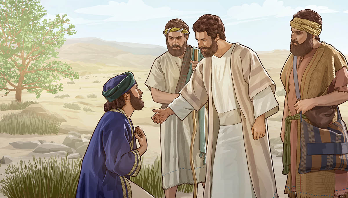 Isua chuan amah leh a zirtîrte hmaa ṭhingṭhi mi pakhat chu hawihhâwm takin a bia.
