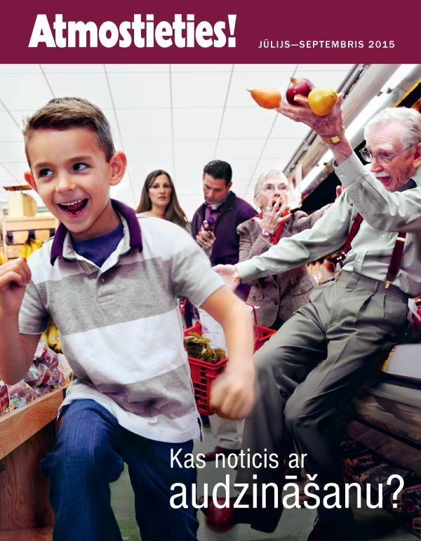 Žurnāla ”Atmostieties!” vāks, jūlijs—septembris 2015 | Kas noticis ar audzināšanu?