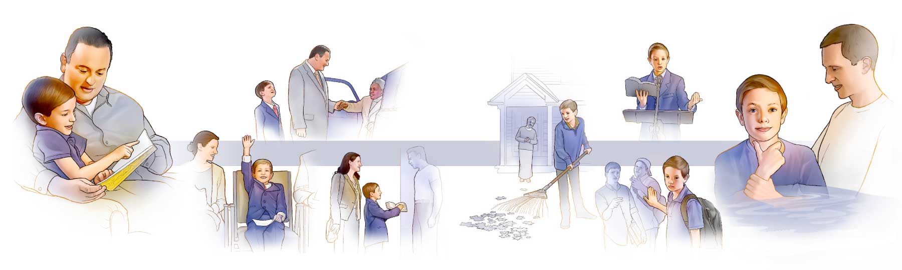 Bann paran ki servi Jéhovah pe form zot garson, depi li tipti ziska li pran batem