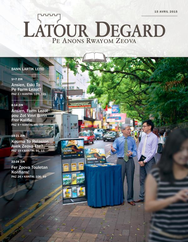 Kouvertir Latour Degard Edision Letid, 15 Avril 2015