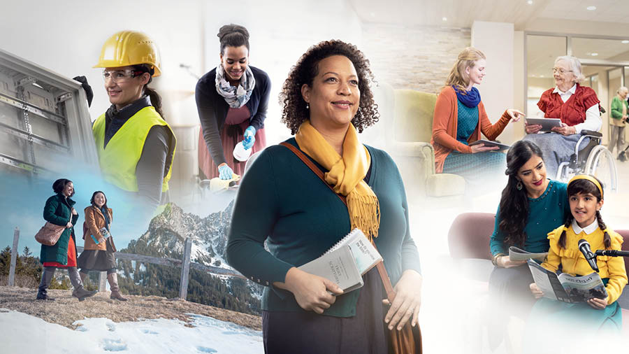 Zimaz: Bann ser ki bien zele ek ki bien okipe. 1. Enn ser pe prese avek enn Labib ek bann trak dan so lame. 2. Enn ser pe travay lor konstriksion. 3. Enn ser pe netway Lasal. 4. Enn ser pe montre enn ser aze kouma pou servi so tablet. 5. Enn ser pe ed so tifi pou donn enn repons dan renion. 6. De ser pe prese dan enn landrwa kot fer bien fre.