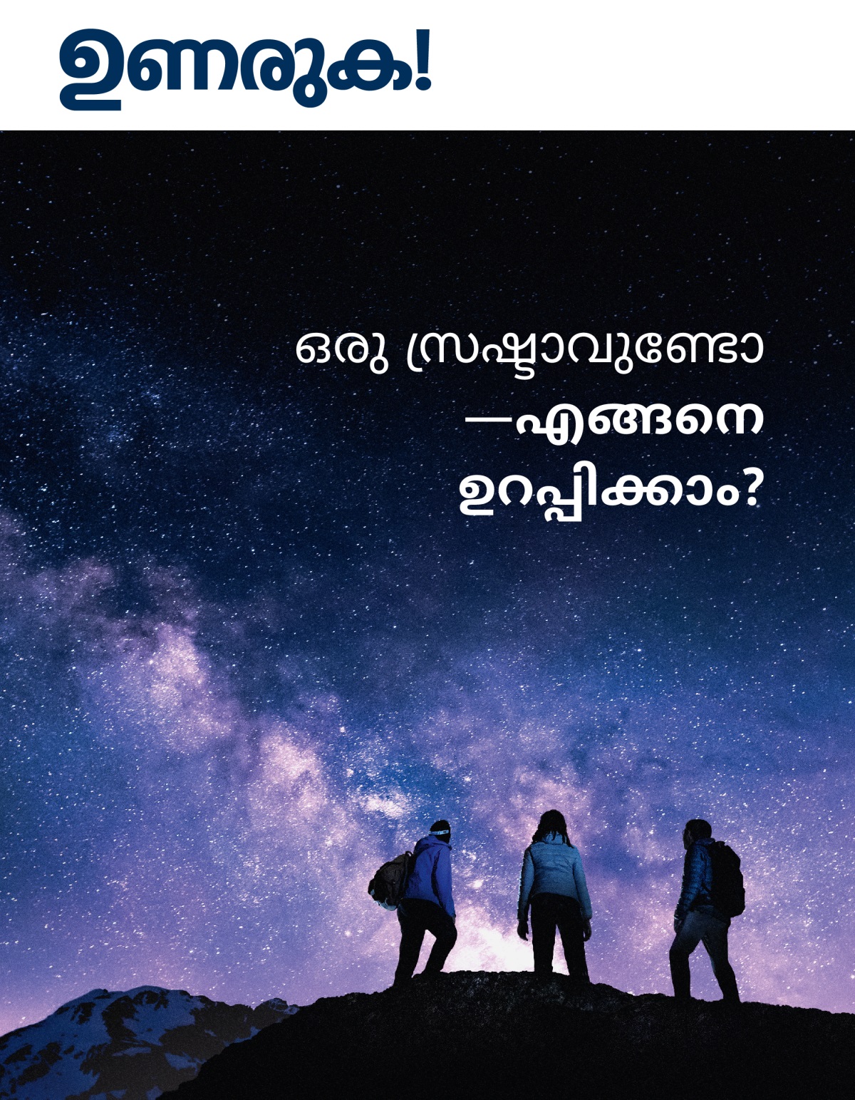 ഉണരുക! മാസിക, 2021 നമ്പർ 3 | ഒരു സ്രഷ്ടാവുണ്ടോ—എങ്ങനെ ഉറപ്പിക്കാം?