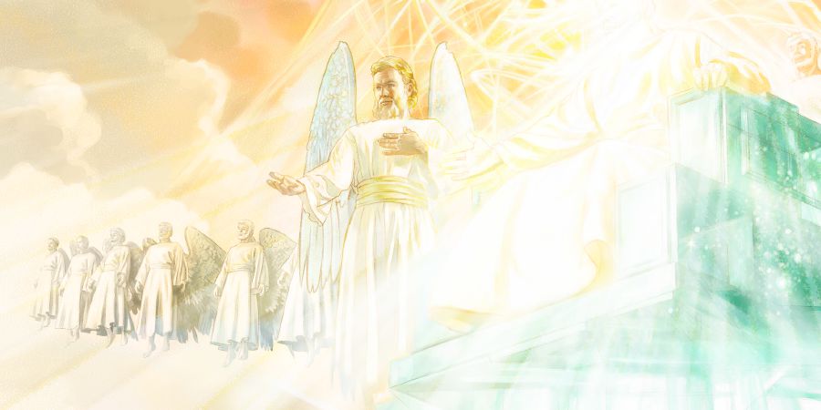 Jesus at God’s right hand in heaven