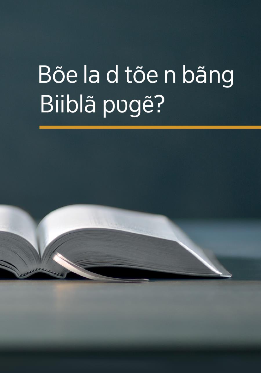 Bõe la d tõe n bãng Biiblã pʋgẽ?