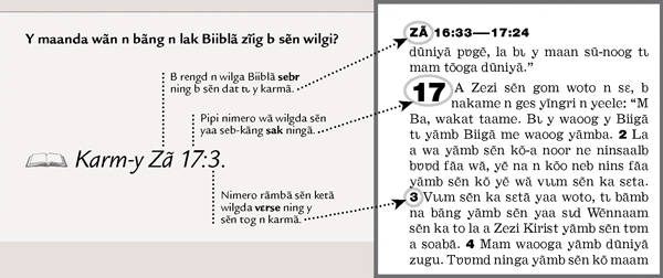 Y sẽn n tõe n maan to-to n bãng n lak Biiblã zĩig b sẽn wilgi?