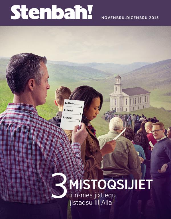 Qoxra tar-rivista Stenbaħ!, Novembru-Diċembru 2015 | 3 mistoqsijiet li n-nies jixtiequ jistaqsu lil Alla