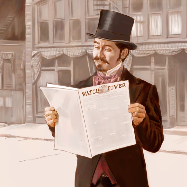 Raġel qed jaqra l-ewwel ħarġa tat-Torri tal-Għassa