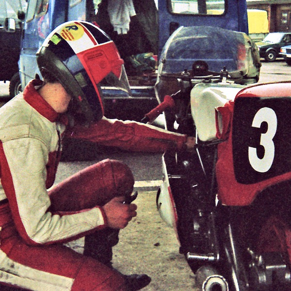 Ivars Vigulis as a superbike racer