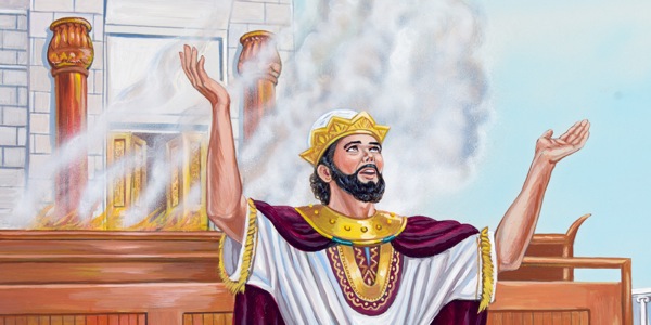 Ña̱ templo xa̱á, ta̱ Salomón káʼa̱nra xíʼin Jehová