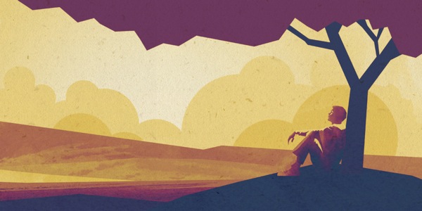 मनन गरिरहेका एक व्यक्‍ति