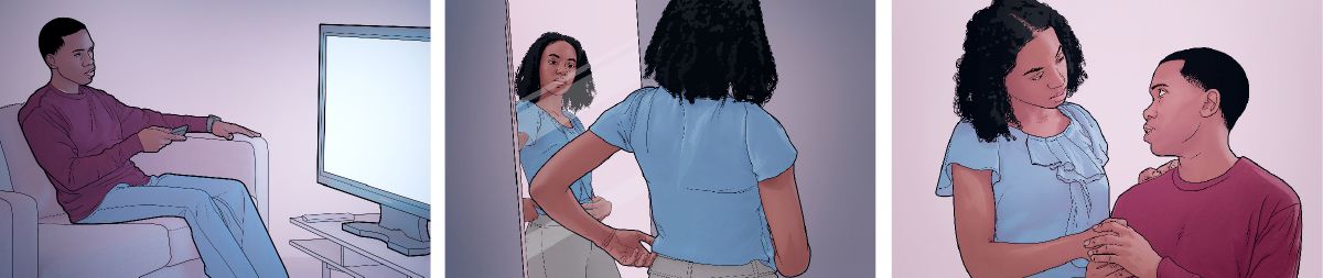 मनोरञ्जन, पहिरन तथा कोरीबाटी, प्रेम र क्षमा सम्बन्धी परमेश्‍वरले दिनुभएको निर्देशन अनुसार चल्दै एक दम्पती