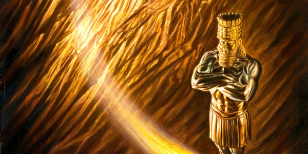 Het beeld uit Nebukadnezars droom