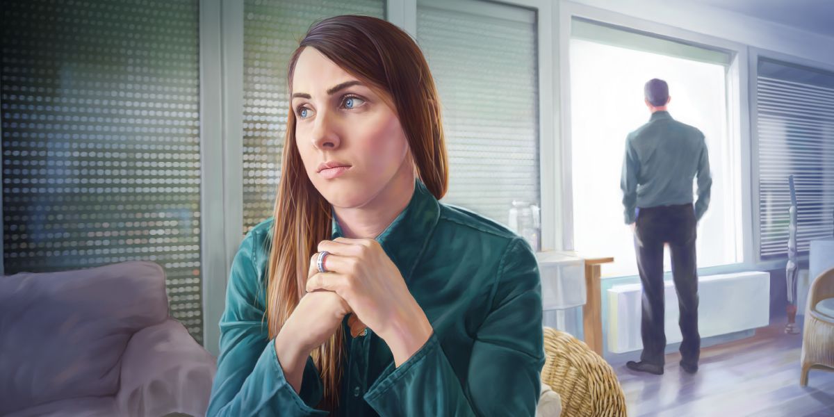 Een vrouw die besluit geen abortus te plegen, ook al denkt haar man daar anders over