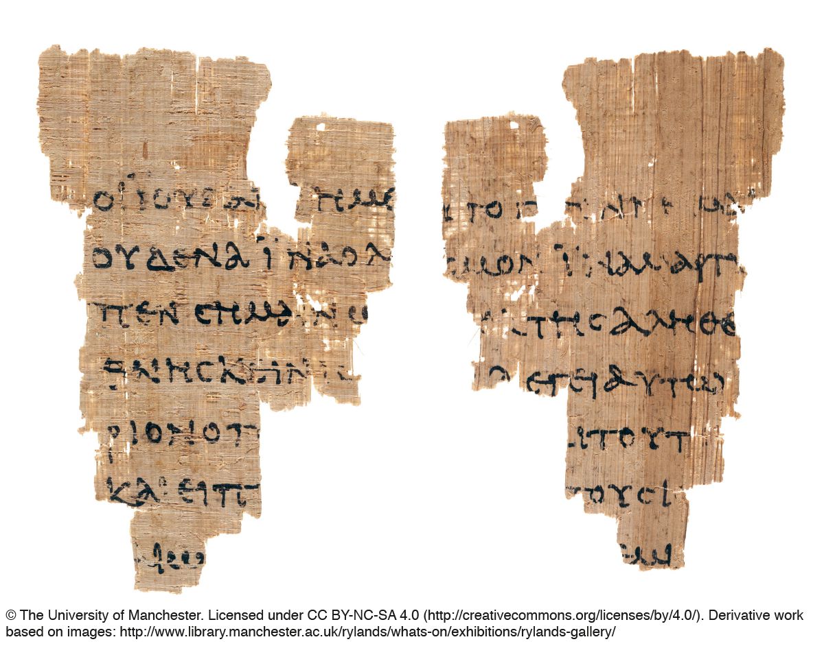 Oudst bekende fragment van de Griekse Geschriften
