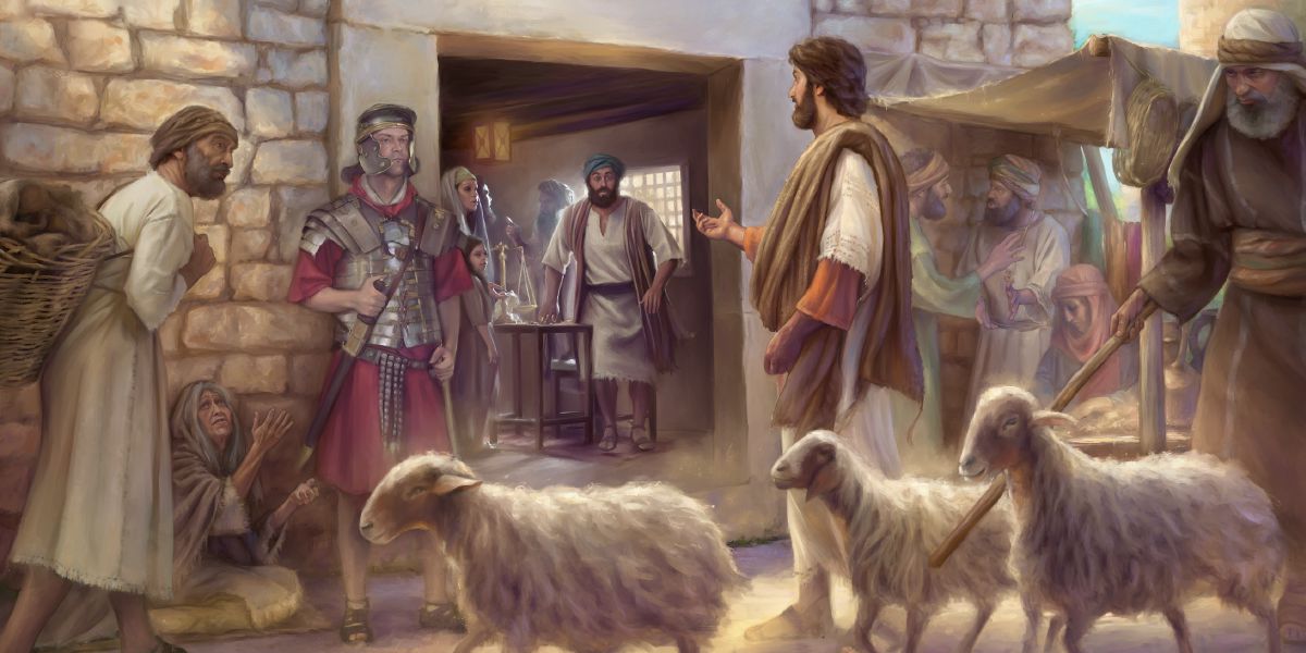 Jezus nodigt Mattheüs uit om zijn volgeling te worden