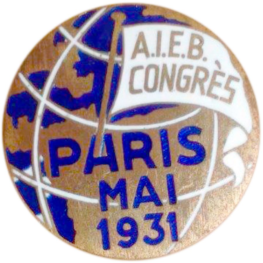 Aankondiging voor het internationale congres van mei 1931 in Parijs