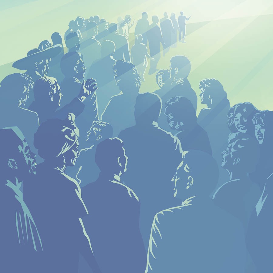 Mensen van verschillende leeftijden en rassen