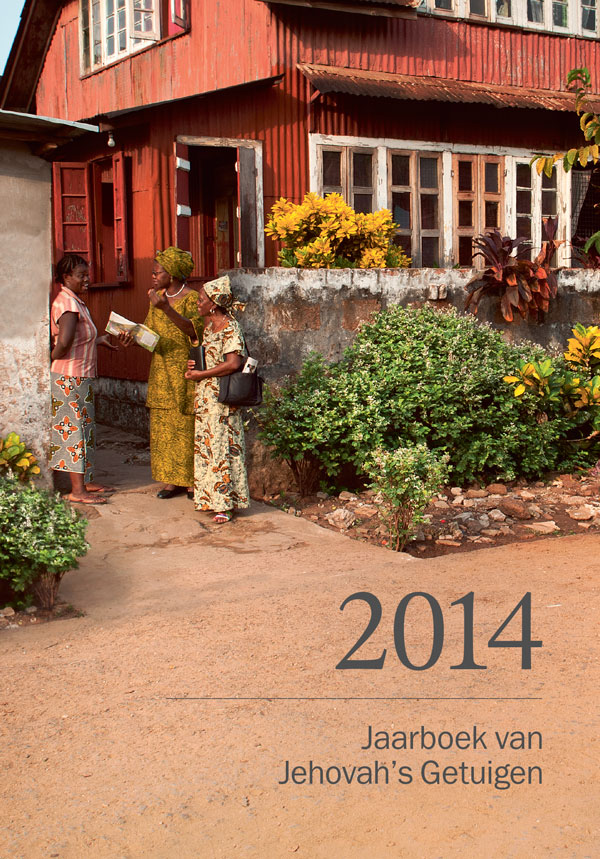 Cover van het Jaarboek van Jehovah’s Getuigen 2014