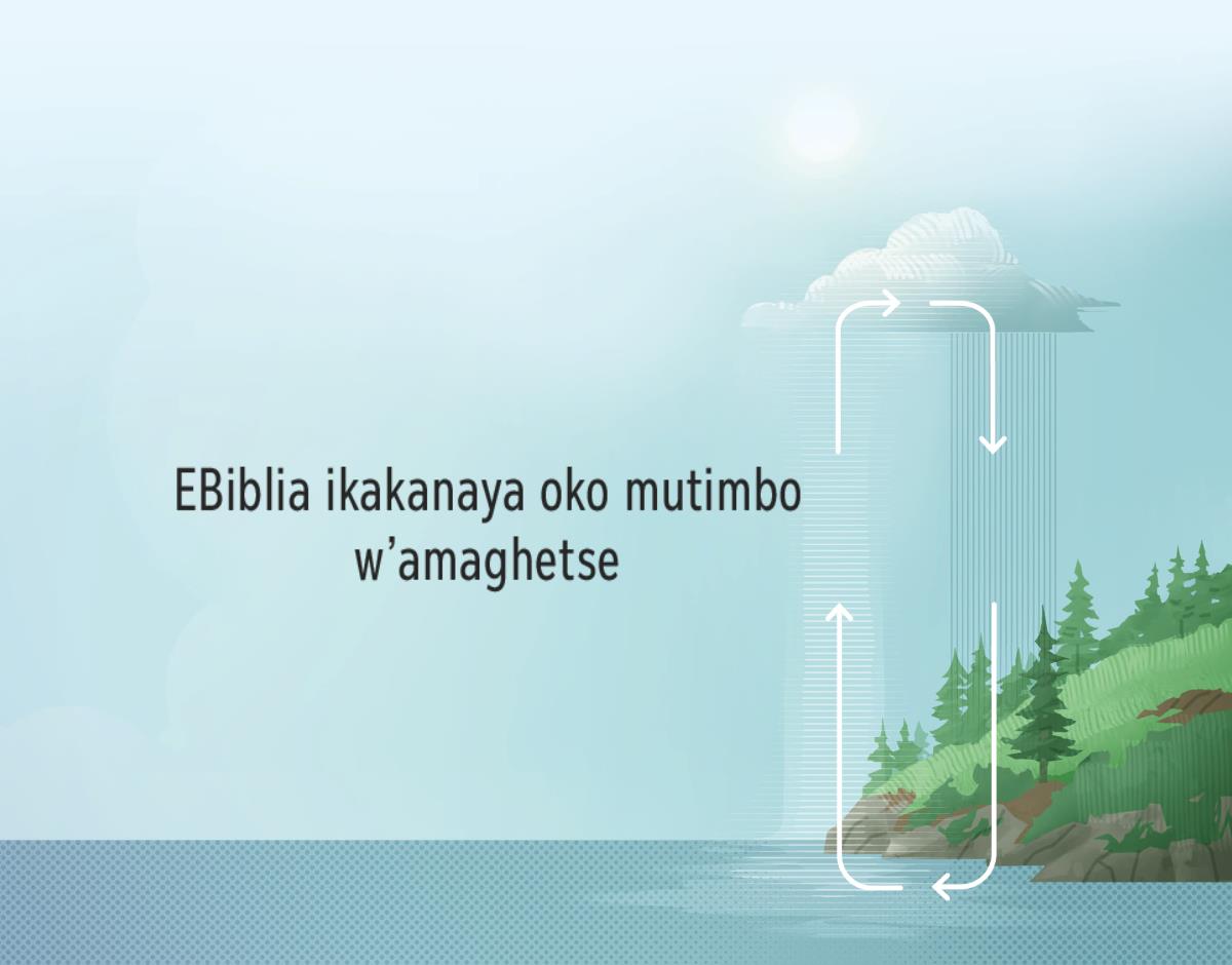 EBiblia ikakanaya oko mutimbo w’amaghetse. Esyo alama esikakanganaya omutimbo w’amaghetse oko kihugho n’omo kyanya.