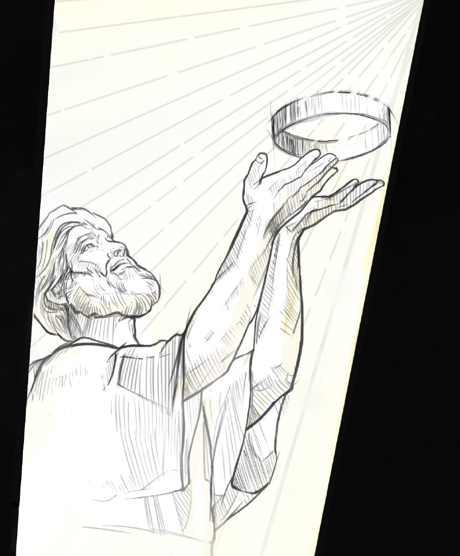 Jesus gir kronen sin tilbake til Jehova.