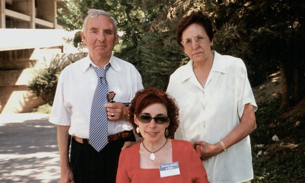 Maite og foreldrene hennes