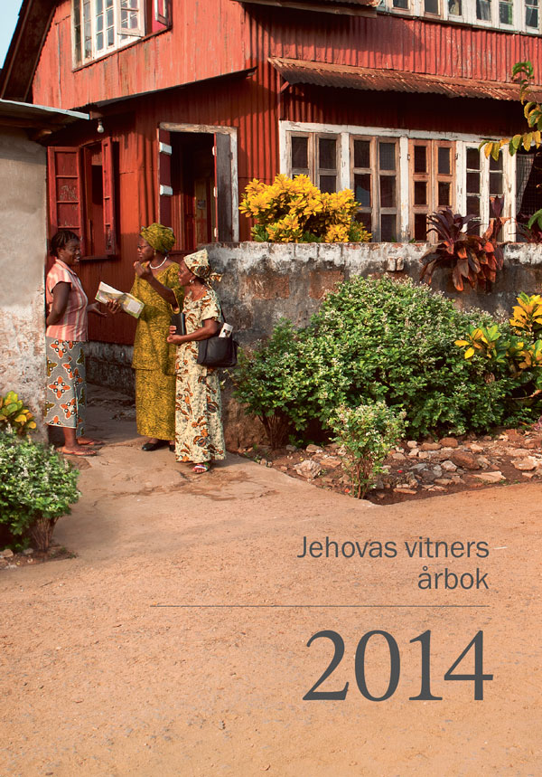 Forsiden av Jehovas vitners årbok 2014