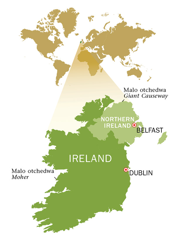 Mapu a Republic of Ireland ndi Northern Ireland